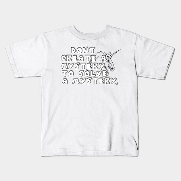 A Question from a Non-believer by Tai's Tees Kids T-Shirt by TaizTeez